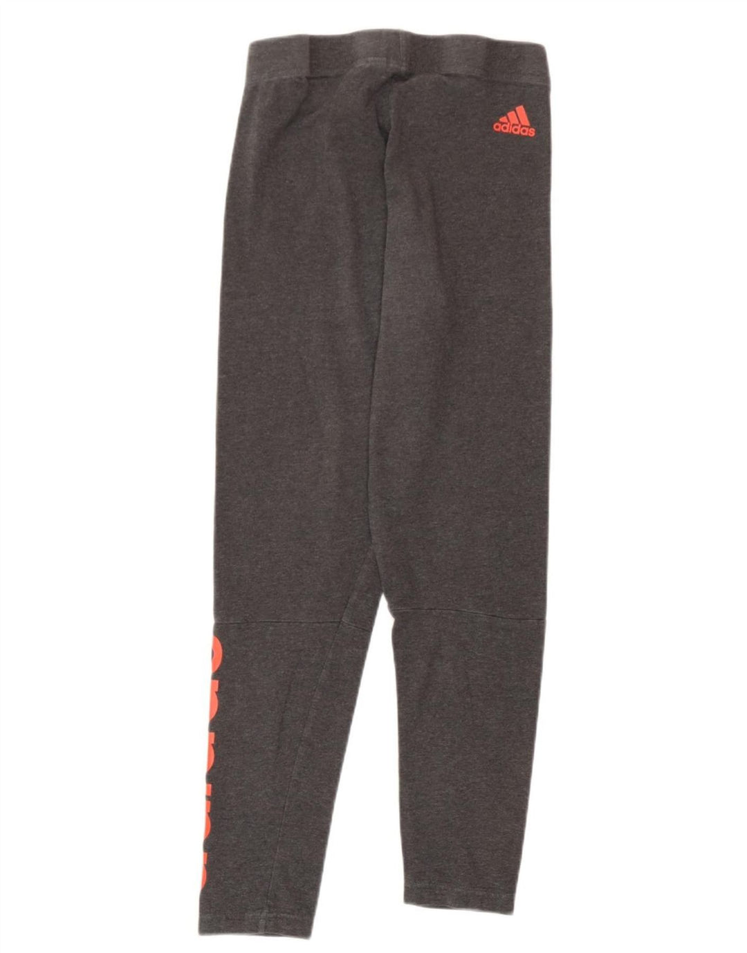 Adidas Womens Graphic Leggings UK 8 Small Grey Flecked