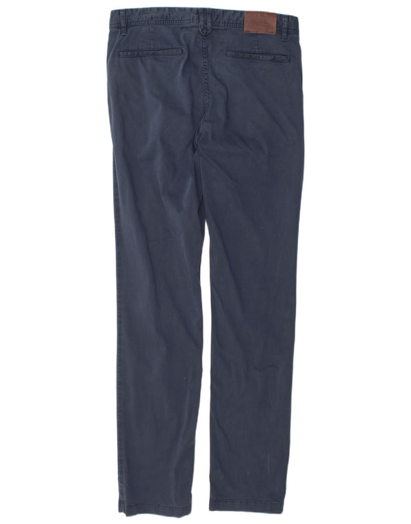 Pantaloni chino slim da uomo Hugo Boss W31 L33 cotone blu navy
