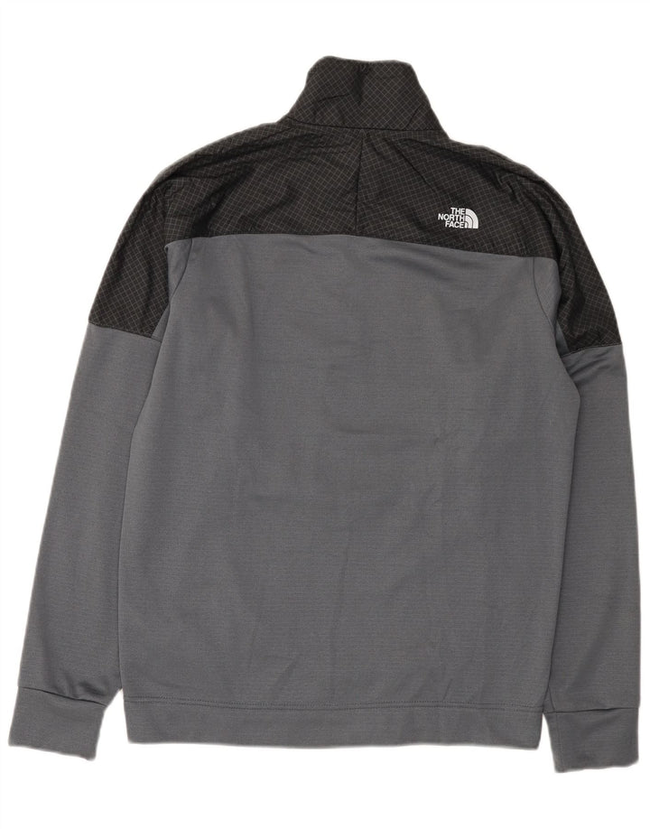 The North Face Mens Graphic Sweatshirt Jumper Small Grey Colourblock
