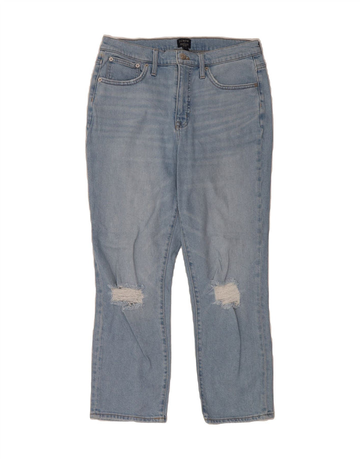 J. CREW Womens Distressed Straight Jeans W30 L27 Blue Cotton Vintage J. Crew and Second-Hand J. Crew from Messina Hembry 