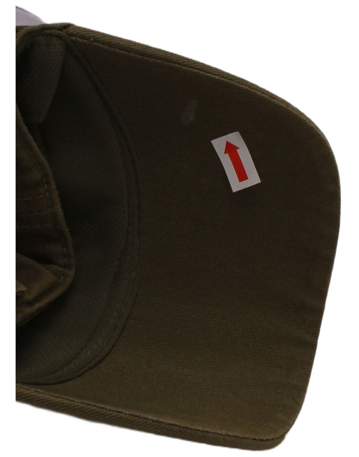 Chłopięca czapka z daszkiem NIKE z grafiką, jeden rozmiar, khaki, poliester, sport