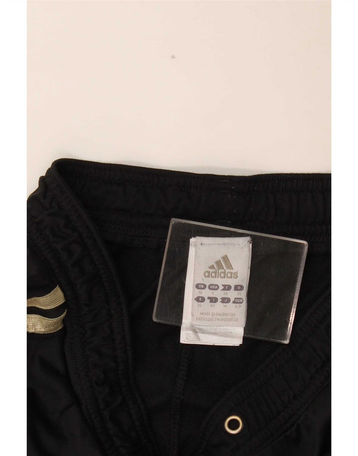 Adidas Womens Tracksuit Trousers UK 10 Small  Black Polyester