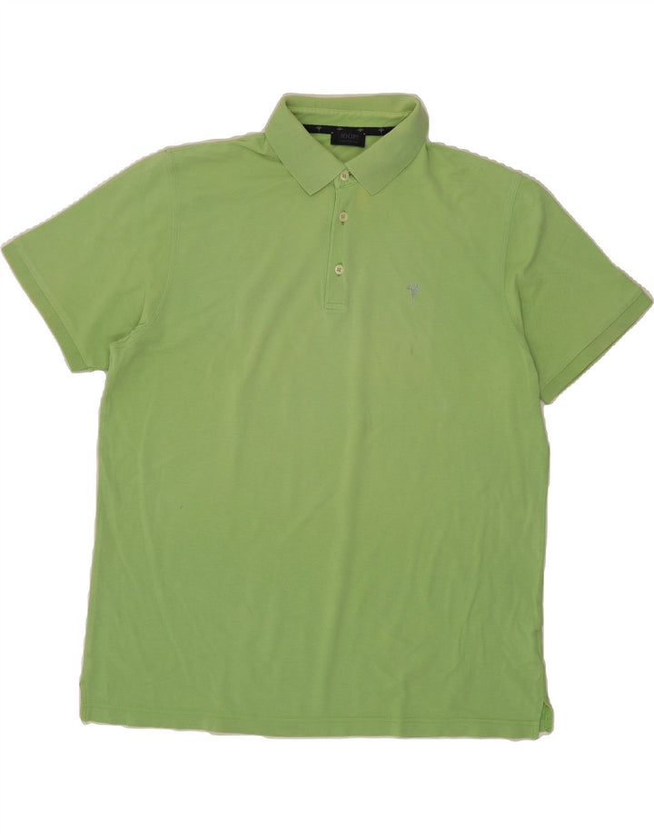 JOOP Mens Polo Shirt 2XL Green Cotton Vintage Joop and Second-Hand Joop from Messina Hembry 