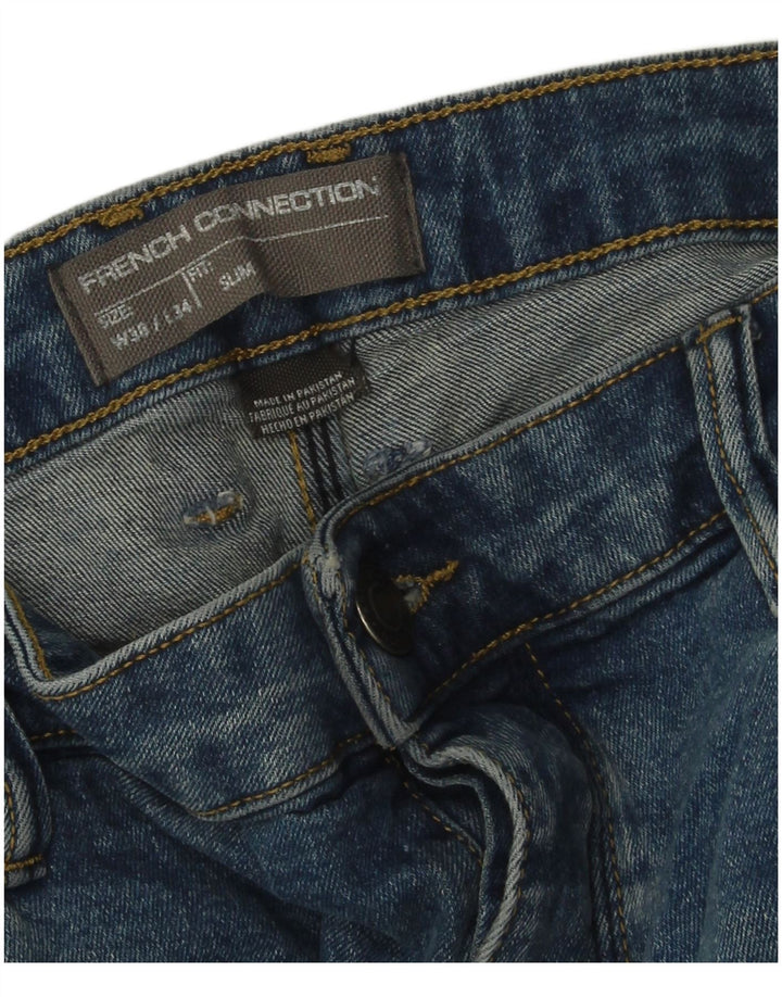 French Connection Mens Slim Jeans W38 L34 Blue Cotton