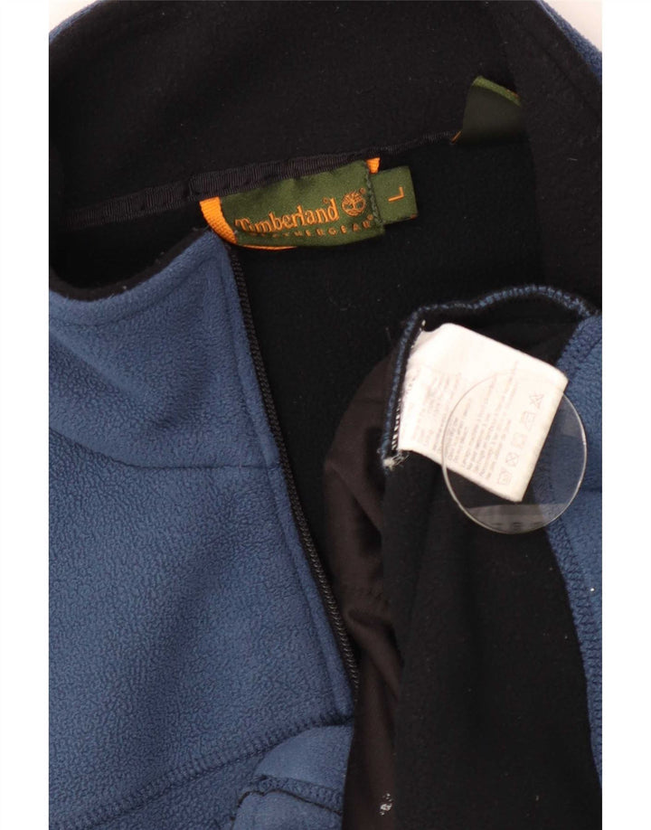 Ανδρικό μπουφάν Timberland Fleece UK 40 Large Blue Polyester