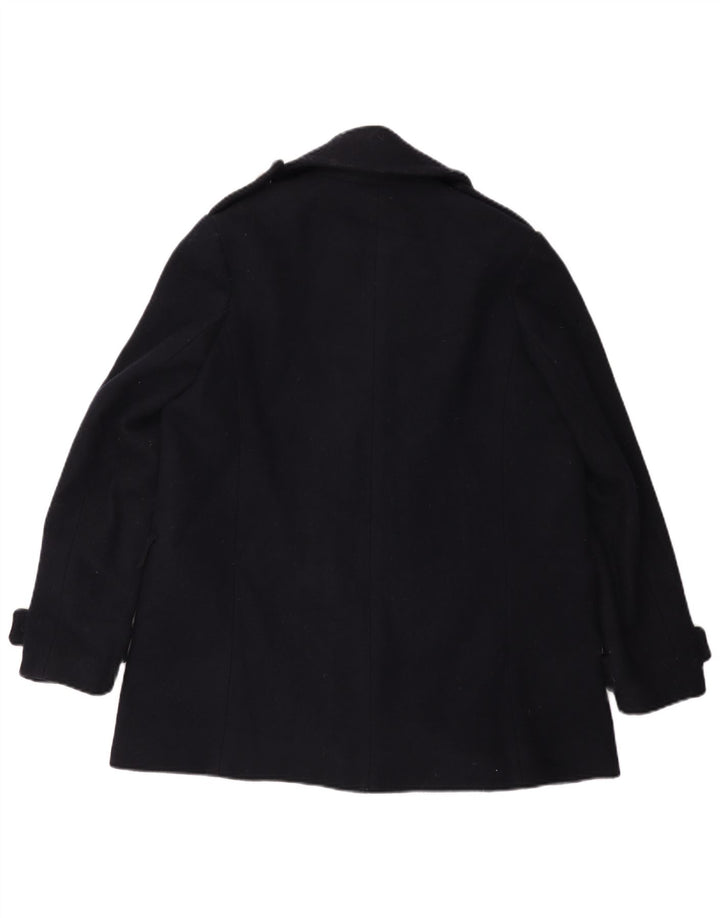 Cappotto da marinaio da uomo Superdry UK 40 grande lana blu navy