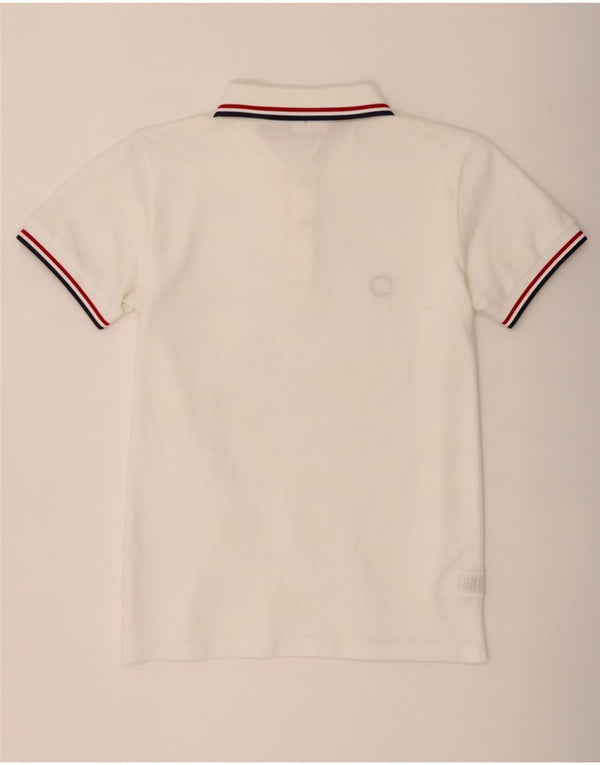 Polo Homme Pretty Green Grand Coton Rayé Blanc