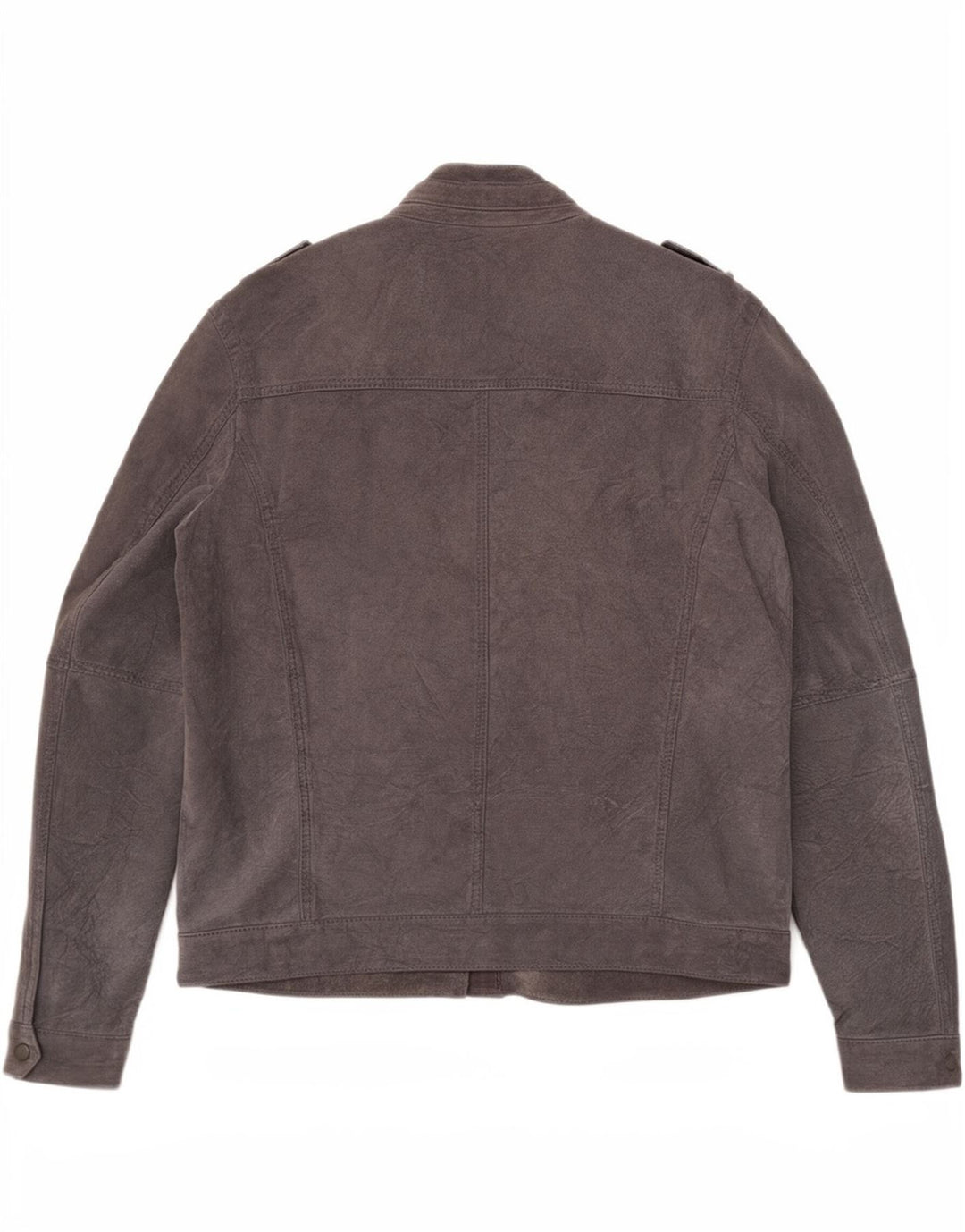 Giubbotto Pelle Militare Uomo Conbipel IT 52 Large Pelle Grigia
