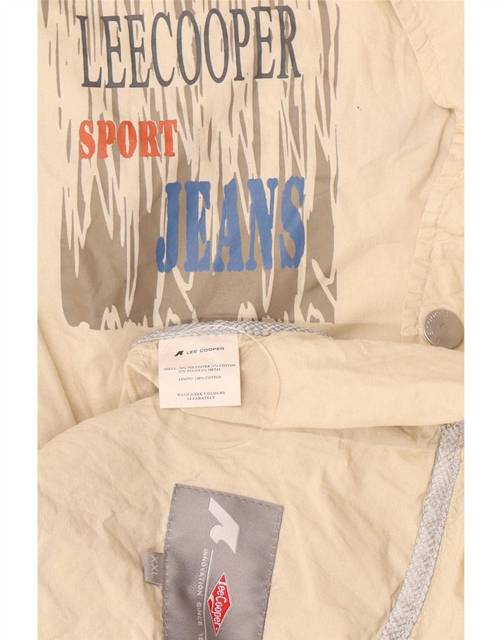 Lee Cooper muška bomber jakna UK 44 2XL bež najlon