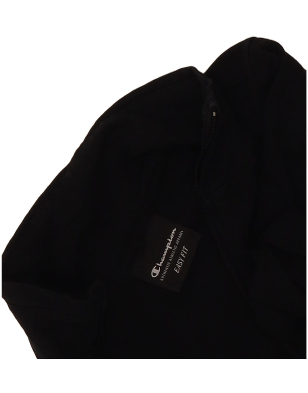 Champion Womens Easy Fit Tracksuit Top Jacket UK 10 Small Black
