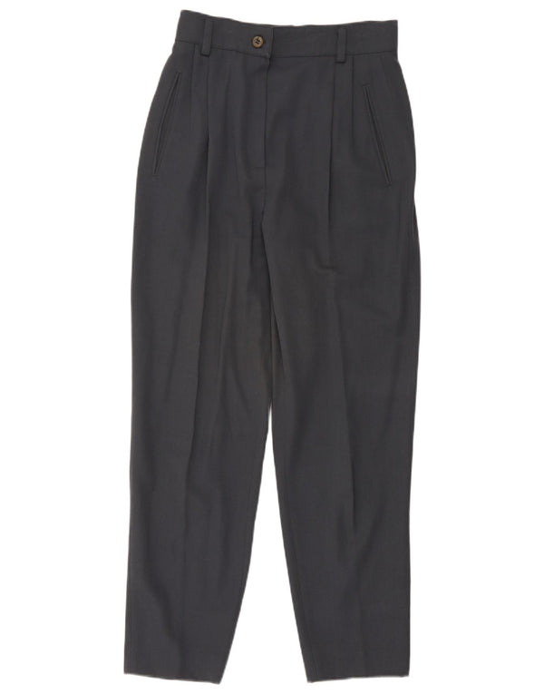 Laura Biagiotti Pantalón de traje para mujer IT 44 Medium W30 L29 Azul marino