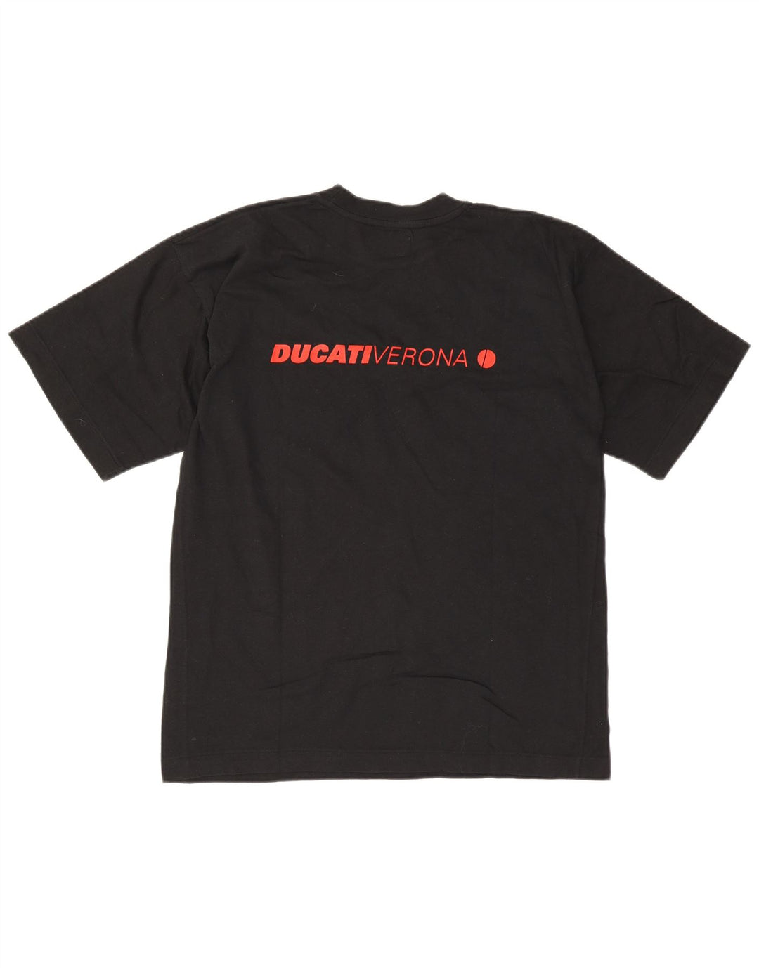 Ducati Mens Graphic T-Shirt Top Medium Black Cotton