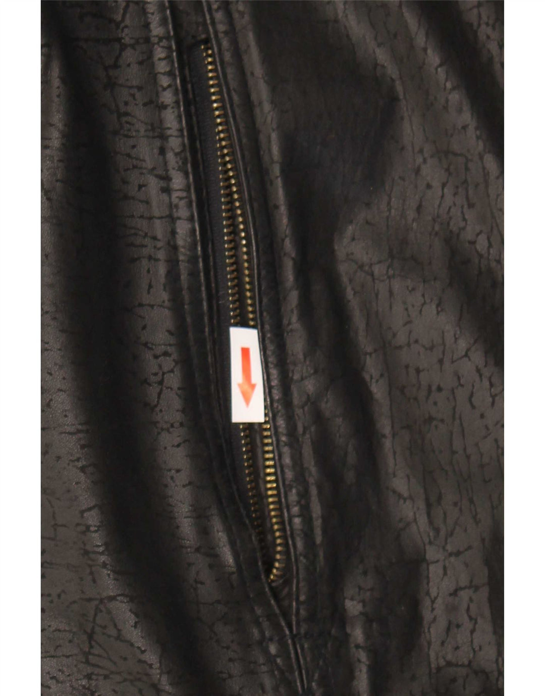 veste en cuir homme vintage IT 52 XL Noir