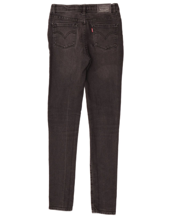 Джинсы суперскинни Levi's Girls 720 с высокой талией 13–14 лет W23 L29, черные