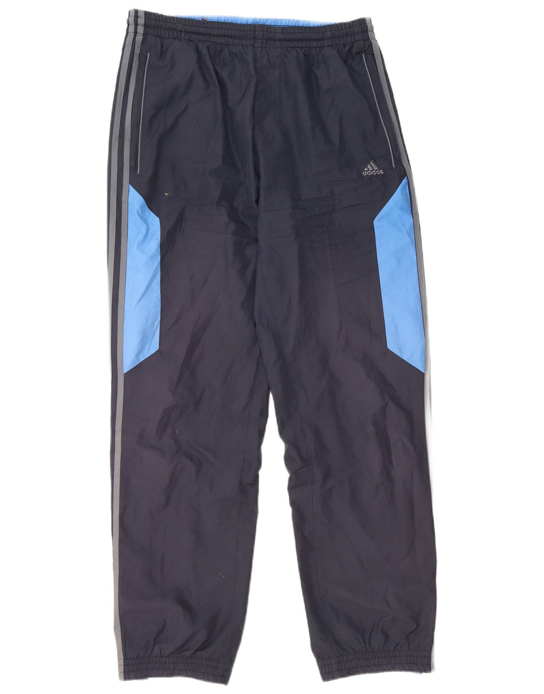 Adidas Mens Tracksuit Trousers Joggers Medium Navy Blue Colourblock