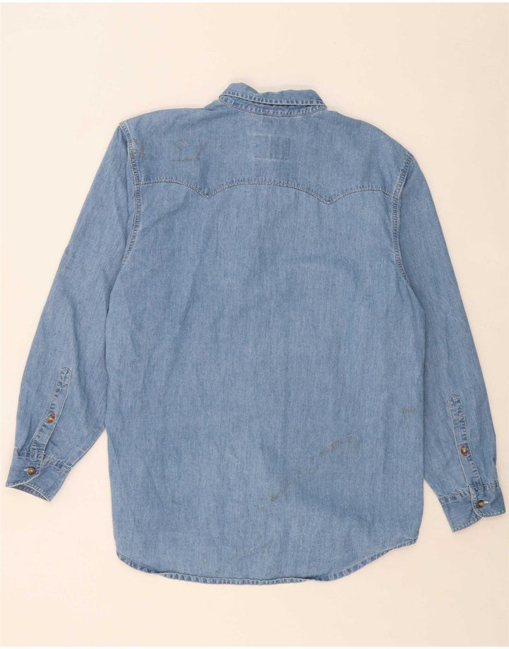 JOOP Womens Denim Shirt Medium Blue Cotton