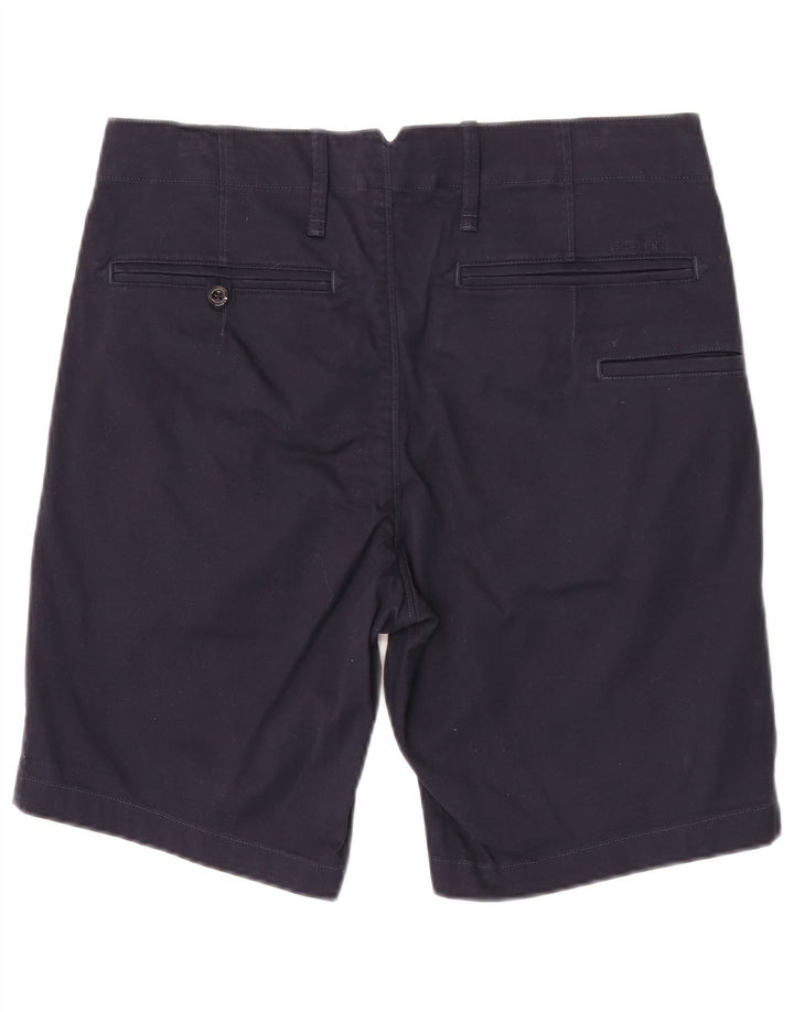 Pantaloncini cargo da uomo G-Star W33 cotone blu navy medio