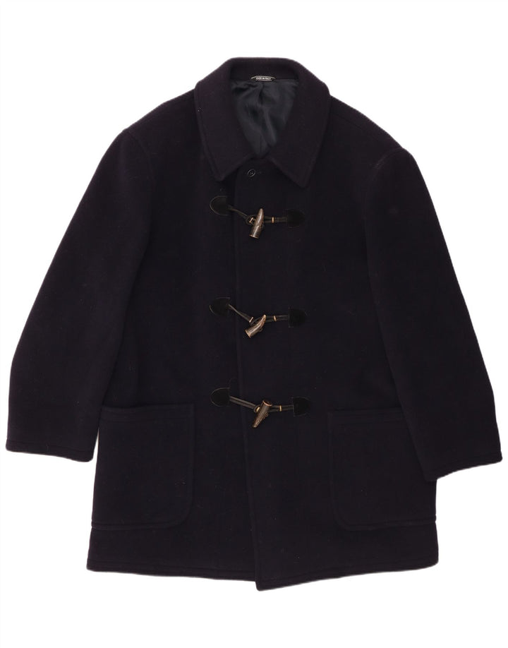 Tadon Herre Duffle Coat IT 52 XL Navy Blue Virgin Wool
