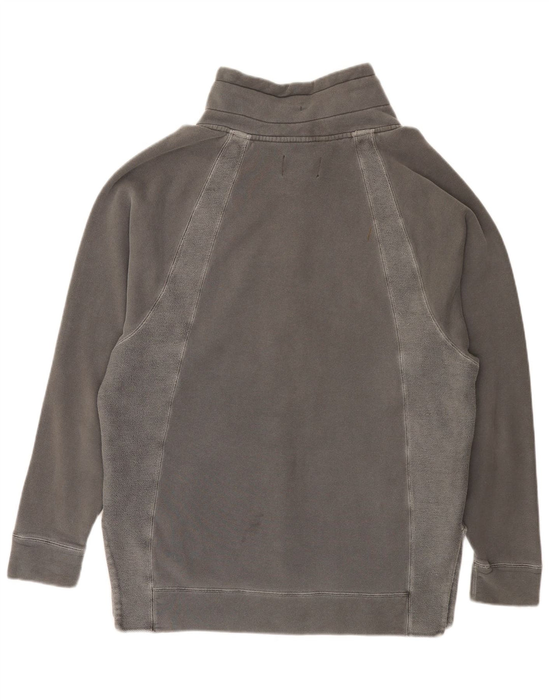 Jordan Mens Zip Neck Sweatshirt Jumper Medium Grey Cotton