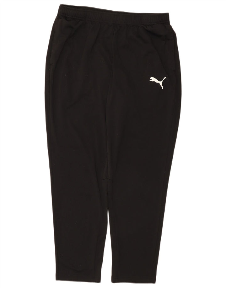 Puma Mens Tracksuit Trousers Large Black Polyester