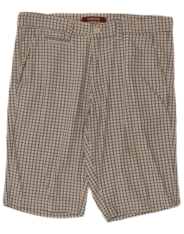 Pantaloncini chino da uomo Carrera IT 50 Large W34 cotone a quadretti multicolore