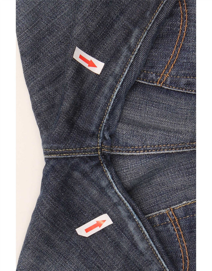 Lee Womens Marion Bootcut Jeans W30 L28 Navy Blue Cotton