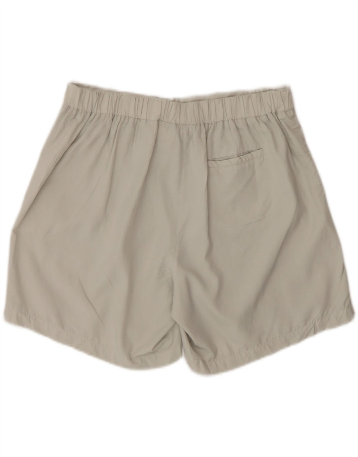 Nike Womens Sport Shorts UK 8/10 Small  Grey Polyester