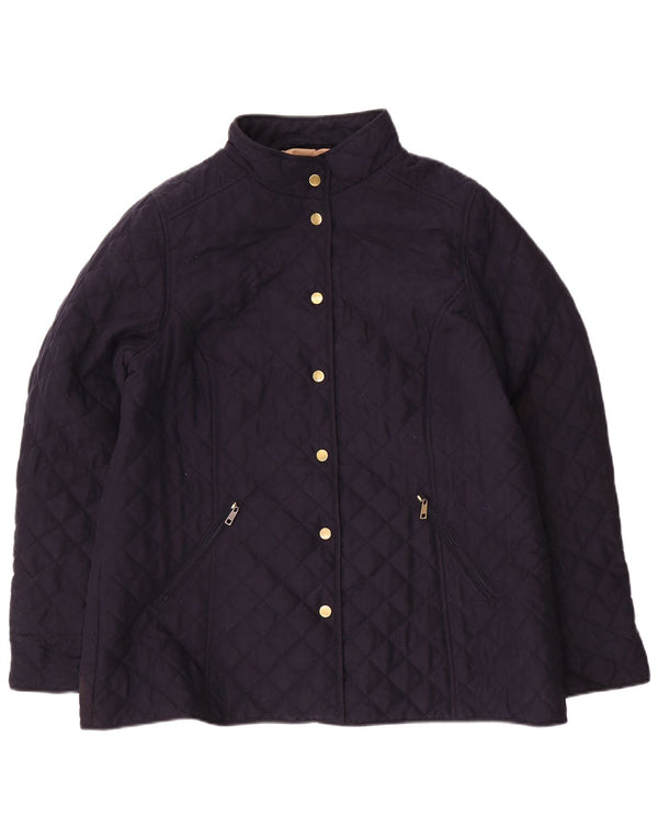 CLASSIC Damen Steppjacke UK 18 XL Marineblau Polyester