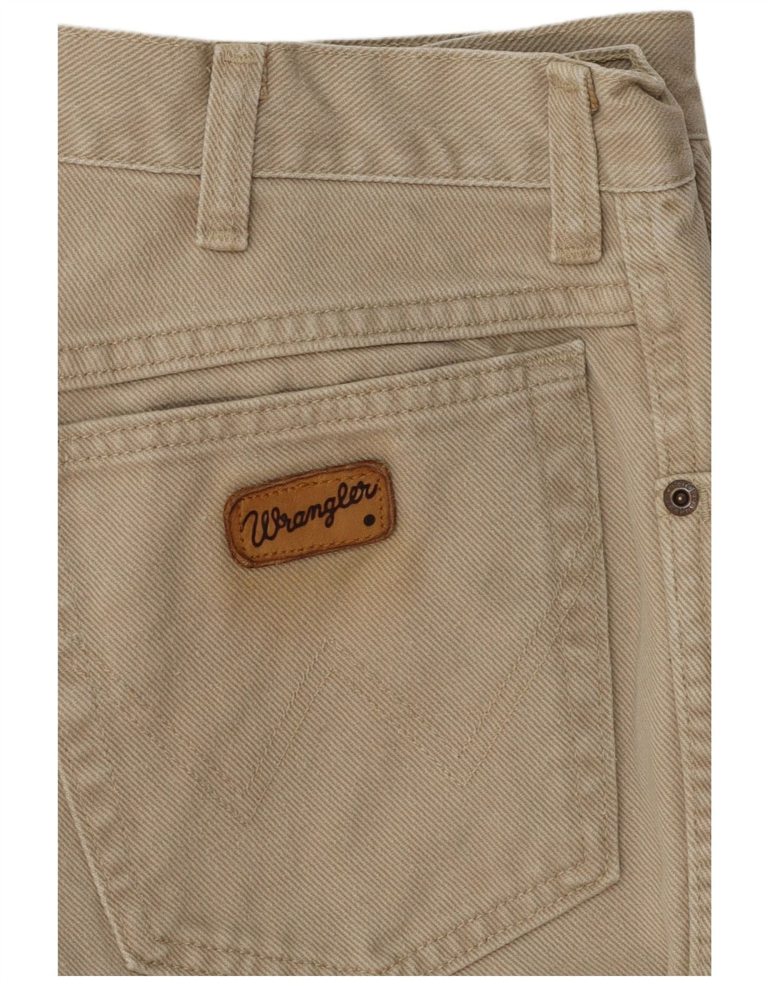 Wrangler Mens Straight Jeans W30 L30 Beige