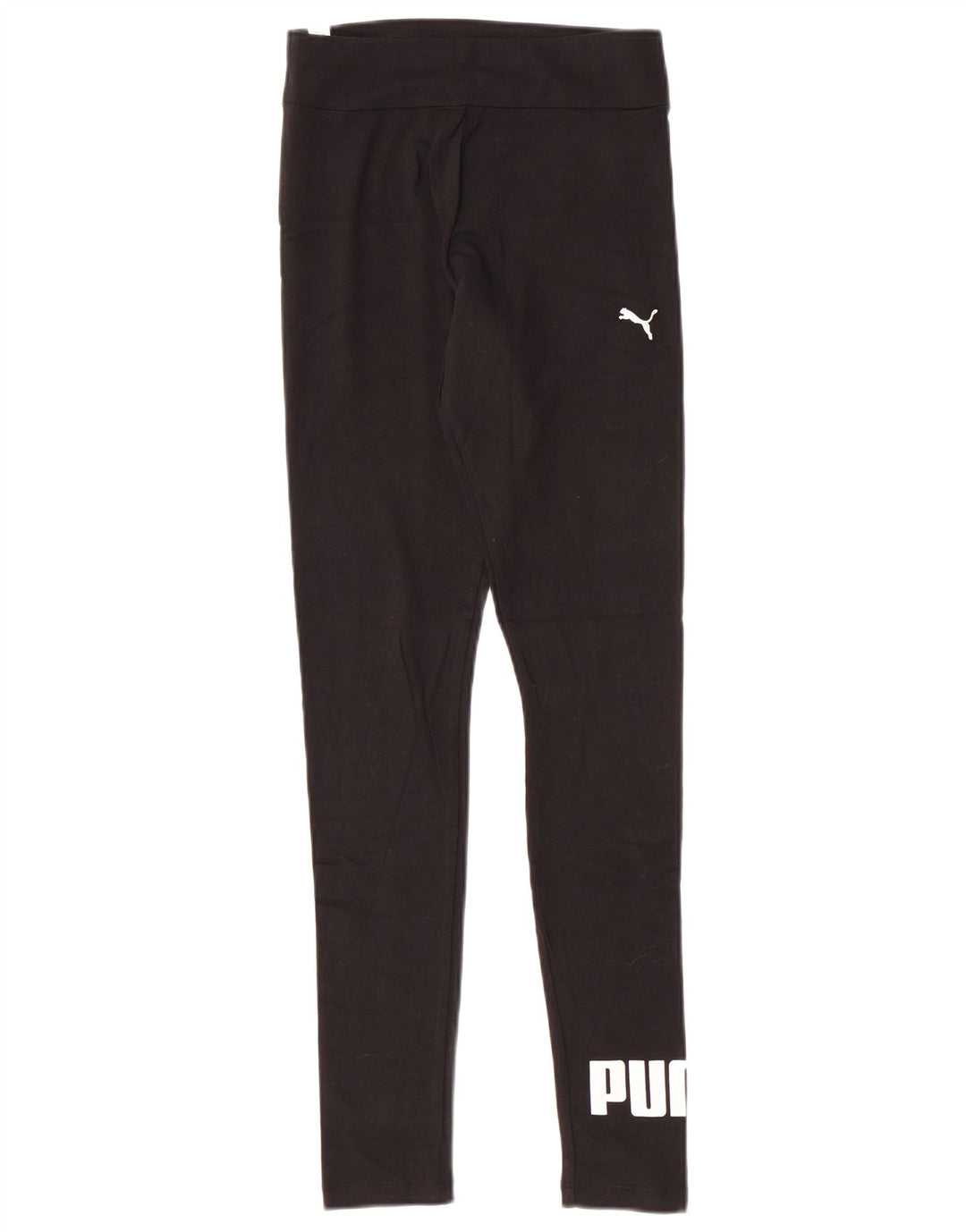 PUMA Womens Graphic Leggings UK 8 Small Black