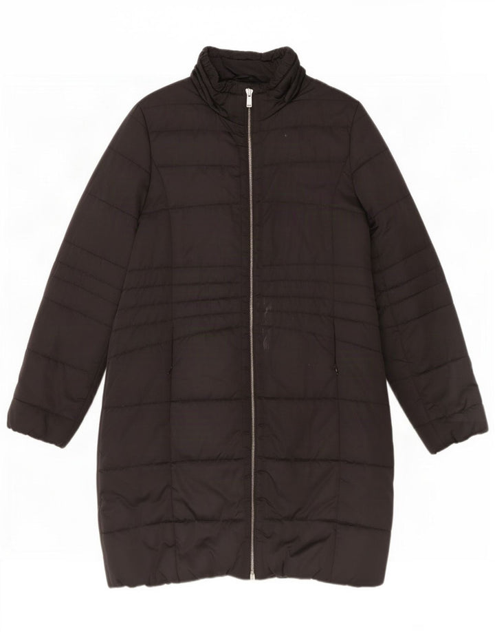 Abrigo acolchado Mujer Trussardi IT 46 Large Poliéster negro