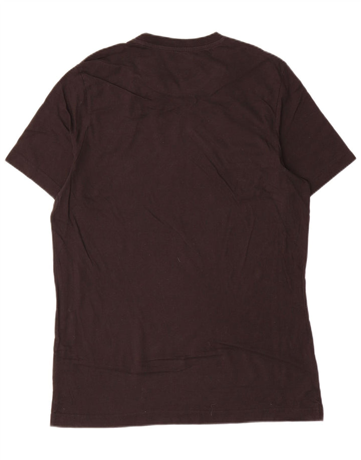 REEBOK Mens T-Shirt Top Large Black Cotton