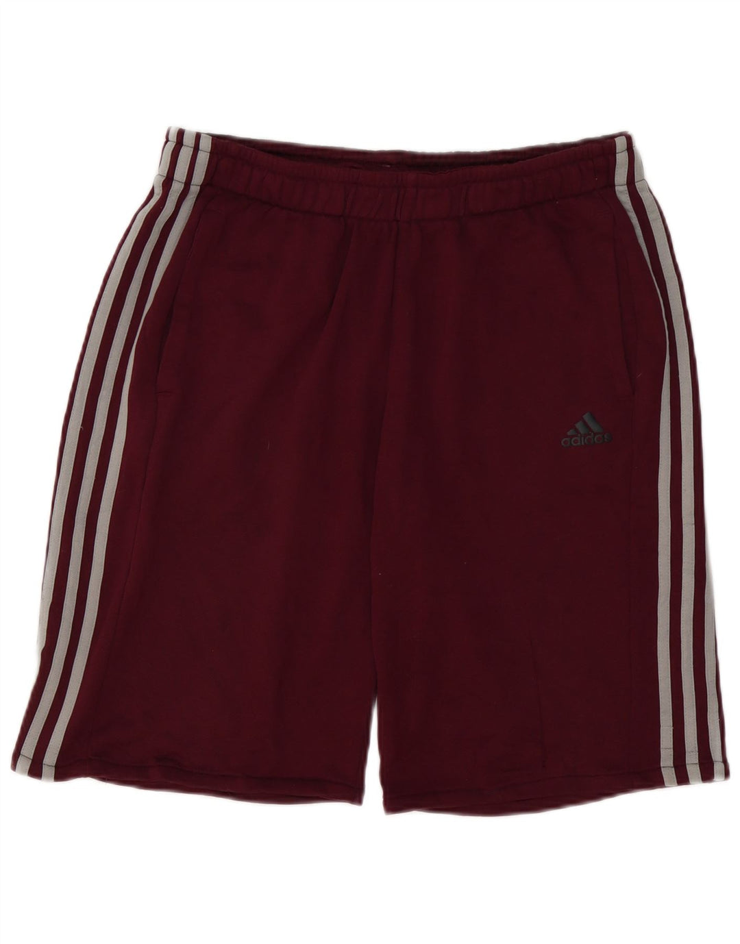 Adidas Mens Climalite Sport Shorts Large Burgundy Polyester