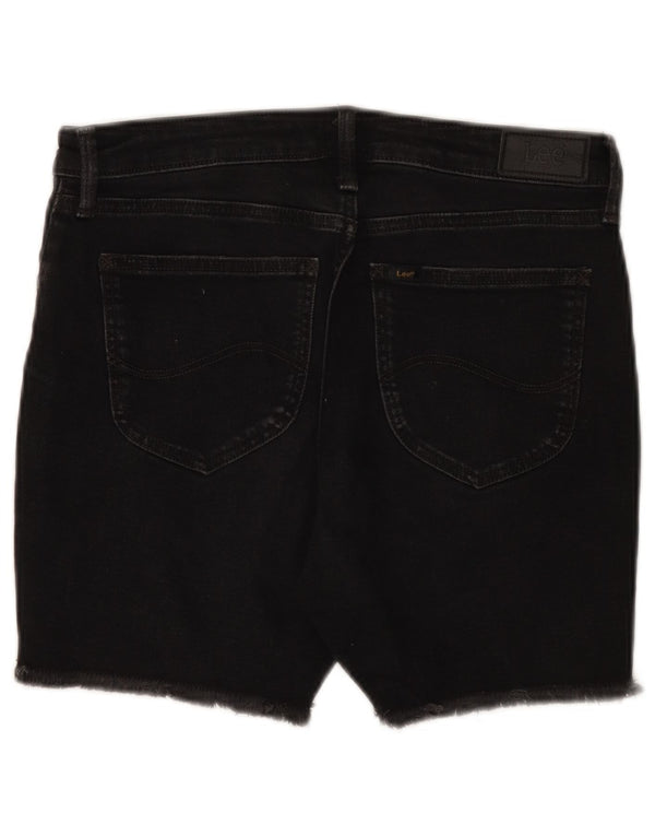Lee Shorts De Mezclilla Boyfriend W27 Small De Algodón Negro Para Mujer