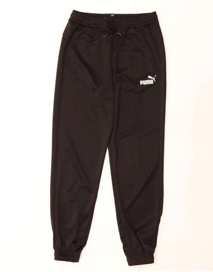 PUMA Boys Tracksuit Trousers Joggers 15-16 Years  Black Polyester