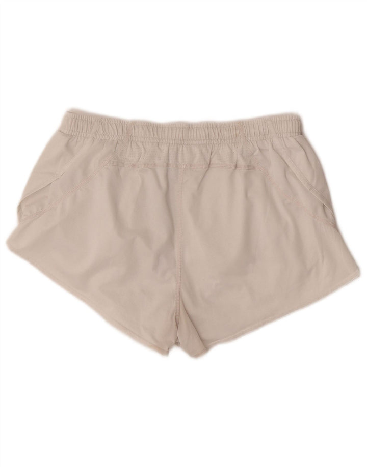 Asics Womens Sport Shorts UK 18 XL  Off White Polyester