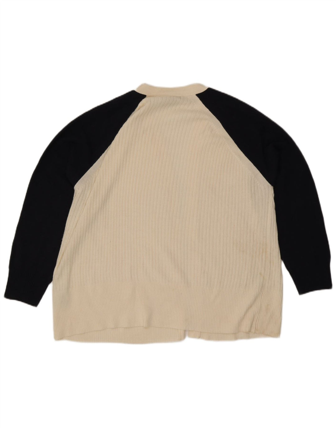 Marks & Spencer Womens Oversized Cardigan Sweater UK 18 XL White