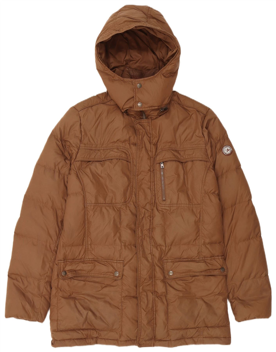 Harmont & Blaine Herre hættepolstret jakke UK 38 Medium Brown