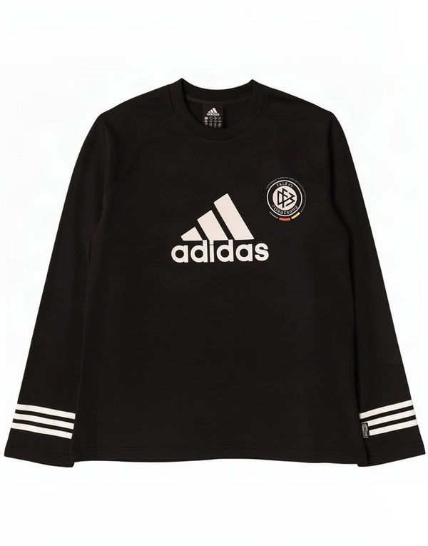 Adidas Uomo Climawarm Graphic Top Manica Lunga UK 40/42 Medio Nero