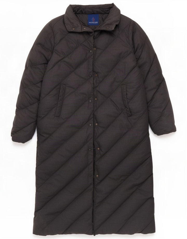 Moncler Manteau matelassé surdimensionné pour femme Taille 3 Coton gris moyen