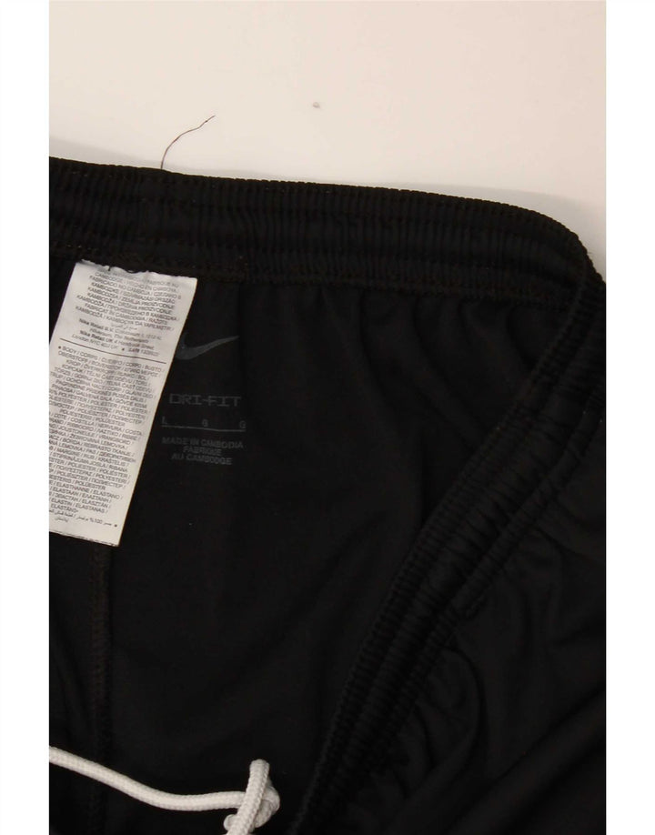 Pantaloni da tuta Nike Dri Fit da uomo, grandi, in poliestere nero