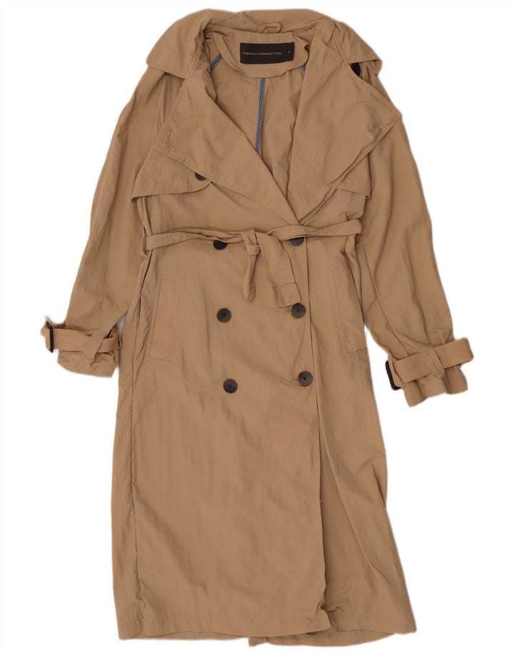 Gabardina para mujer de French Connection UK 40 Small Beige Poliamida