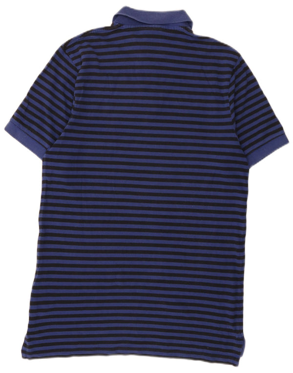 Polo Nike da uomo Inter Milan in cotone a righe medie blu navy