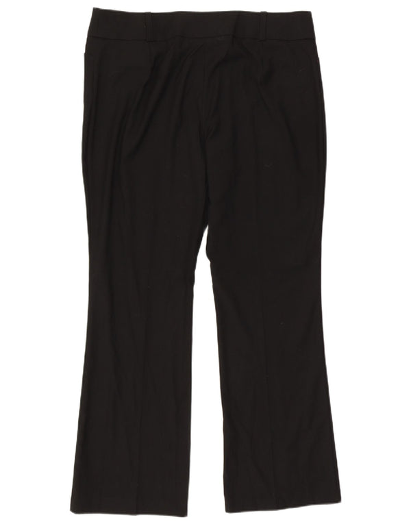 Pantaloni casual dritti da donna Marks & Spencer UK 16 Large W36 L31 Neri
