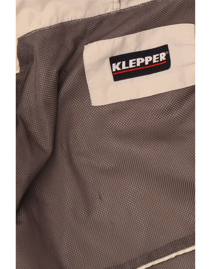 Klepper Regnjakke til mænd UK 42 XL Hvid