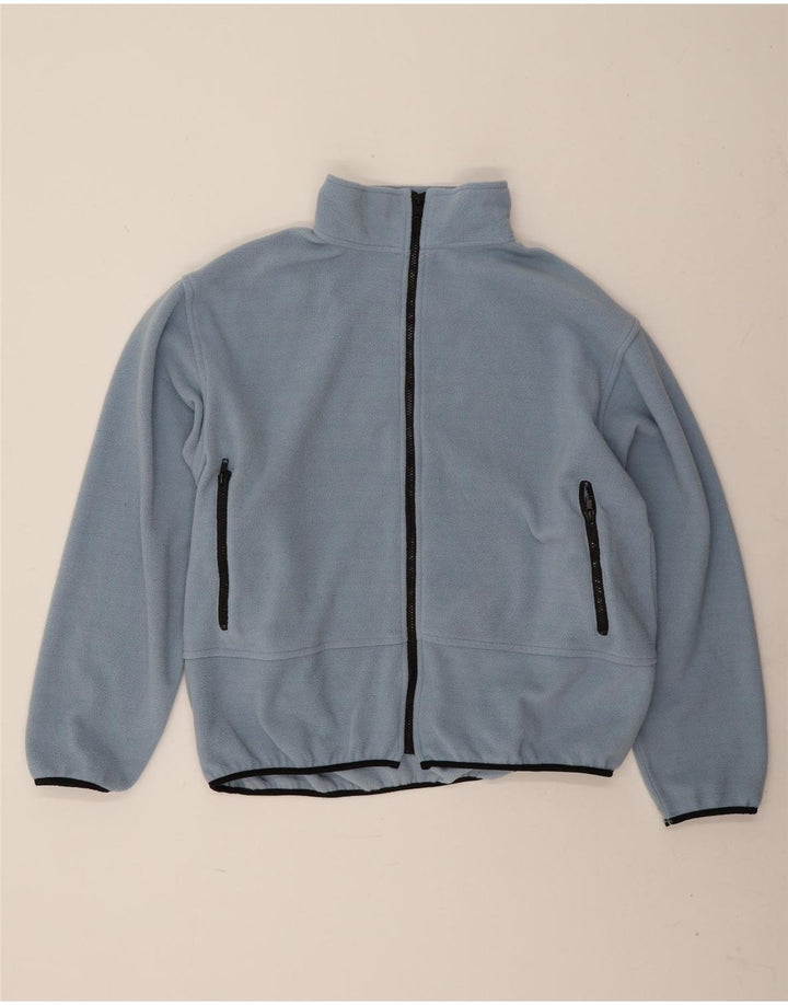 Columbia Mens Loose Fit Fleece Jacket UK 38 Medium Blue Polyester