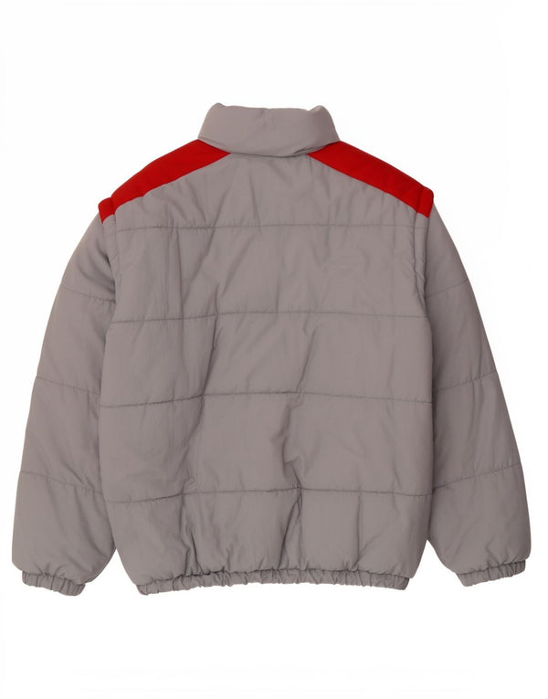 MCROSS Mens Padded Jacket IT 48 Medium Grey Polyamide