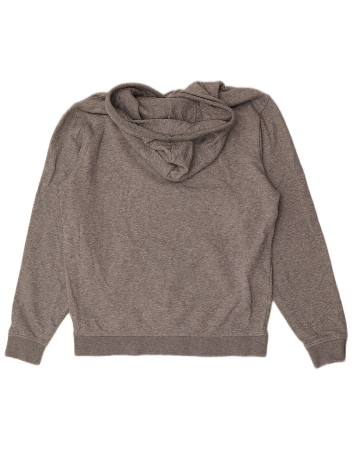Penguin Mens Hoodie Jumper Medium Grey Cotton