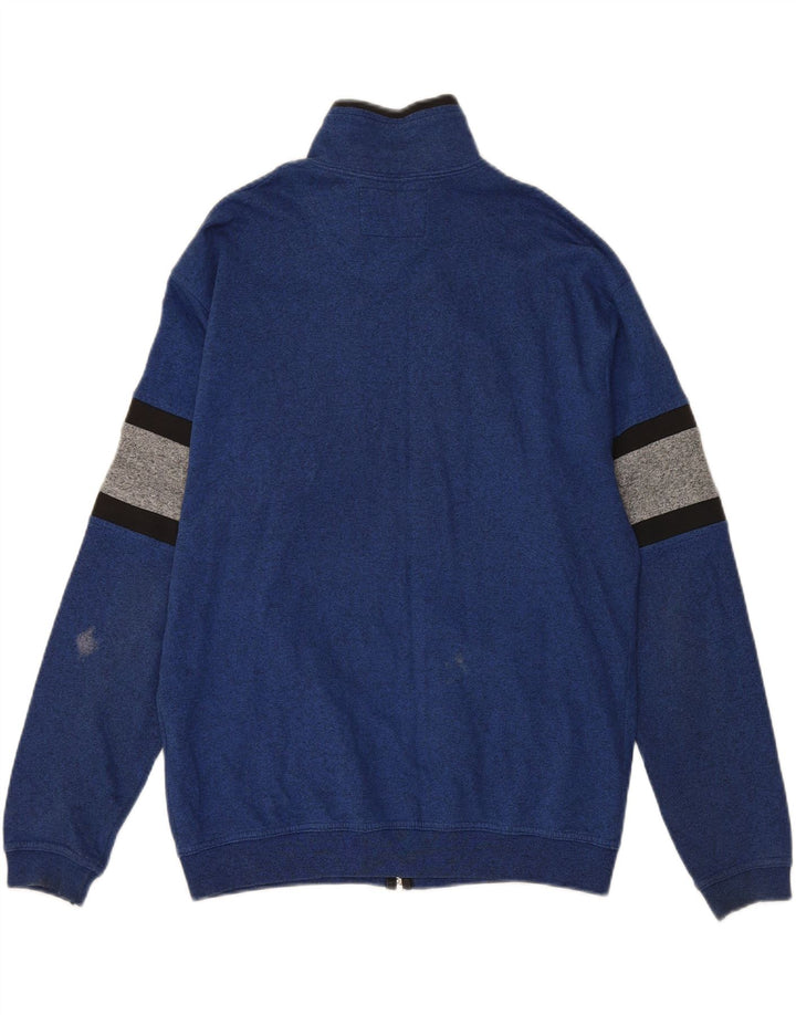 CHAMPION Mens Tracksuit Top Jacket Large Blue Colourblock Cotton Vintage Champion and Second-Hand Champion from Messina Hembry 