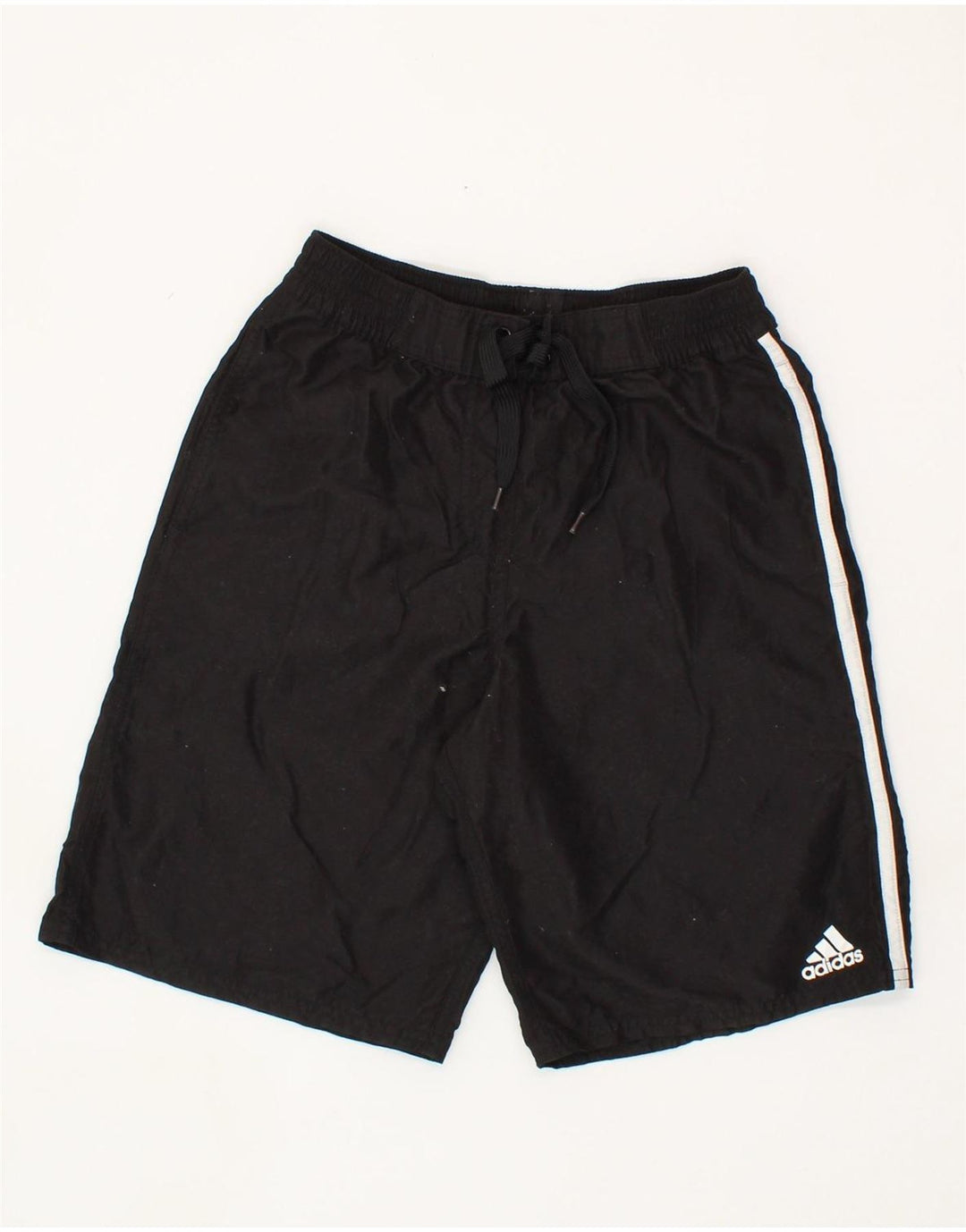 ADIDAS Boys Swimming Shorts 7-8 Years Medium Black Polyester Vintage Adidas and Second-Hand Adidas from Messina Hembry 